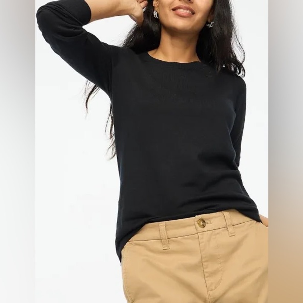 J.CREW Cotton Teddy Sweater